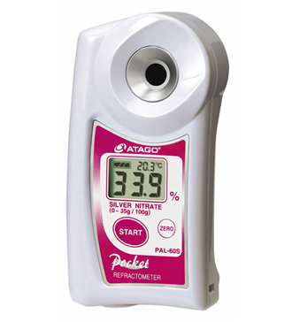 ATAGO(愛拓)便攜式數(shù)顯折射儀 PAL-60S 硝酸銀濃度計(jì)