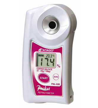 ATAGO(愛拓)便攜式數(shù)顯硫酸銅折射計PAL-54S 硫酸銅濃度計(S.G.)