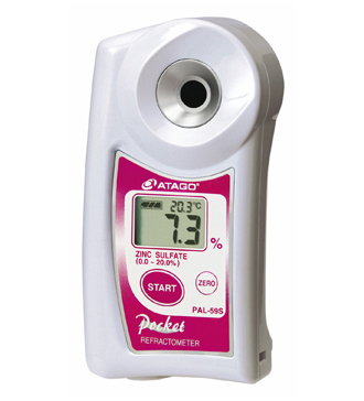 ATAGO(愛拓)便攜式數(shù)顯折射儀 PAL-59S 硫酸鋅濃度計(jì)
